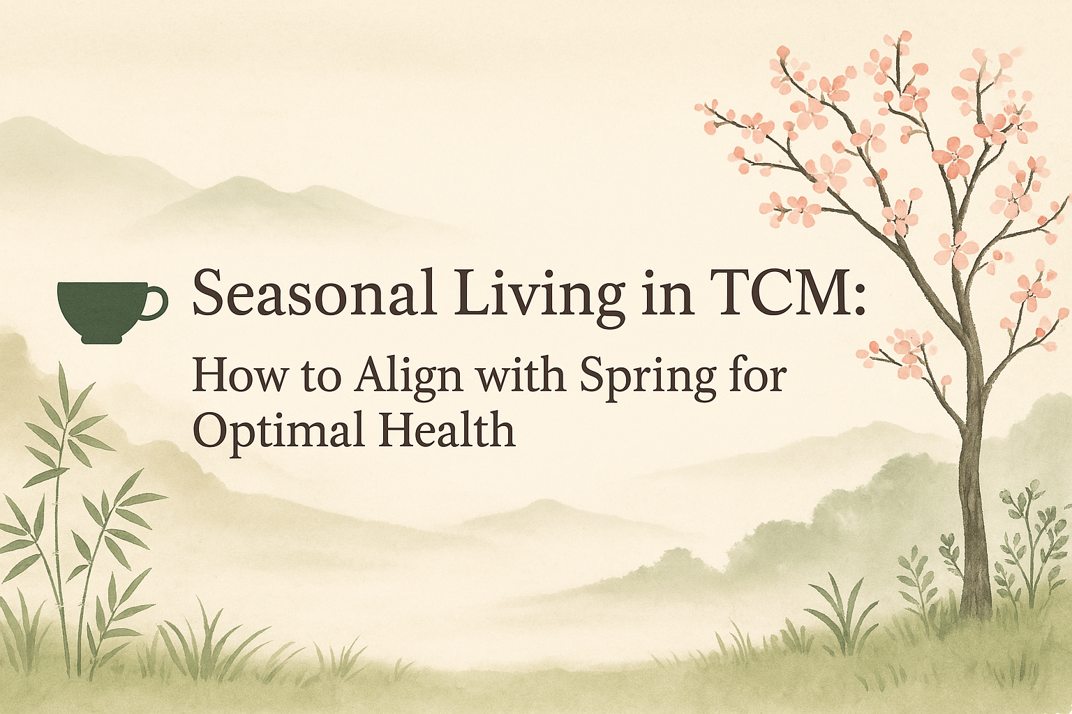 Seasonal Living in TCM: How to Align with Spring for Optimal Health